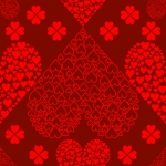 Seamless Valentines Hearts Background