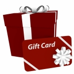 3d Render of a Gift Card and Present