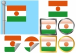Flag Set Niger