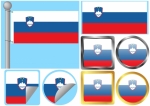 Flag Set Slovenia
