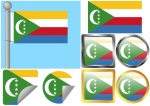 Flag Set Comoros