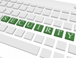3d Render of a Keyboard Spelling Out Security