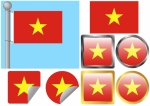 Flag Set Vietnam