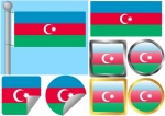 Flag Set Azerbaijan