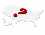 United States with Question Mark