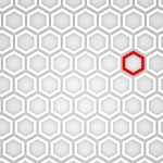 3d Render of an Abstract Hexagonal Background