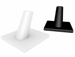 3d Render of a Pair of Ring Stands