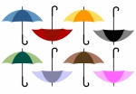 Set of 8 Umbrellas